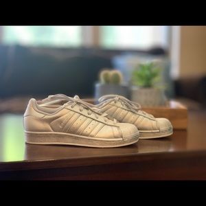 Silver Adidas Superstar
